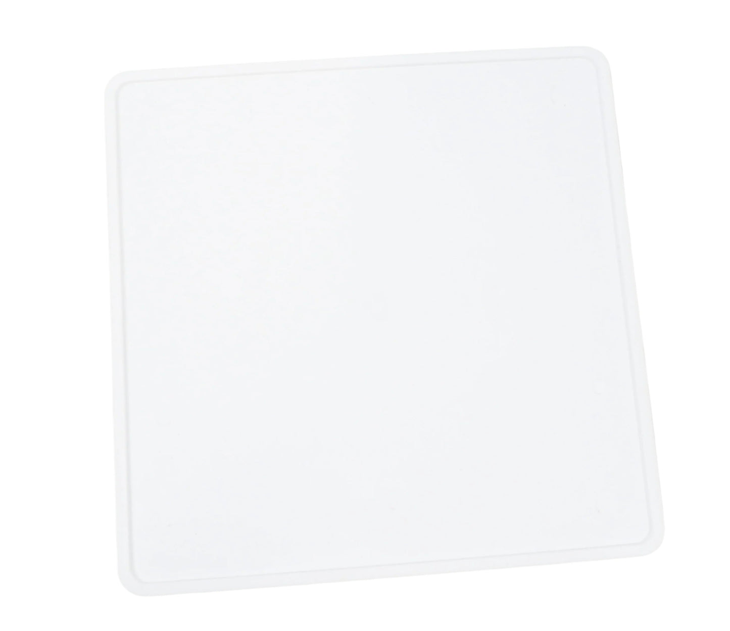 White Nylon Rear Bumper Number Plate